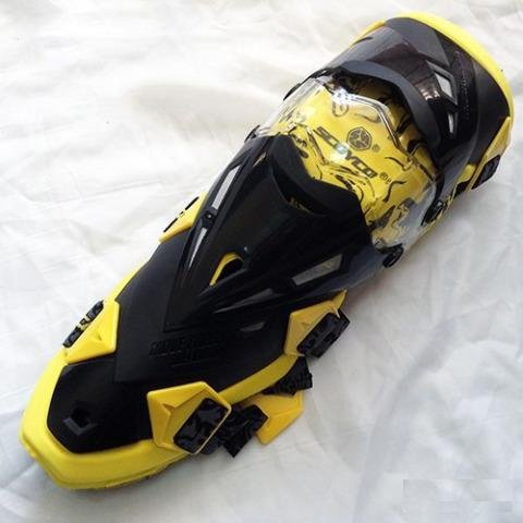 Мотонаколенники scoyco K12 yellow