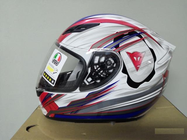 AGV Шлем K-4 EVO multi - hung-ON white/RED/blue