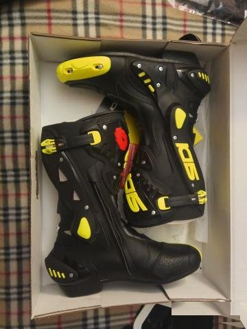 Мотоботинки Sidi ST fluo yellow 43