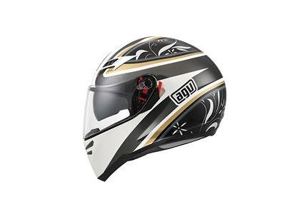 Шлем AGV «Skyline» Wings white/gunmetal