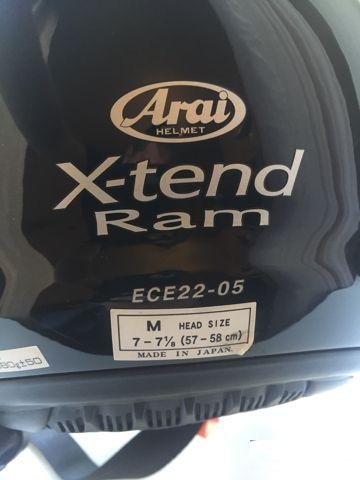Мотошлем Arai X-tend Ram с гарнитурой