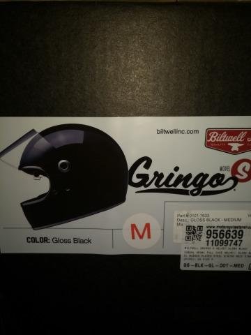 Шлем Biltwell gringo S - gloss black