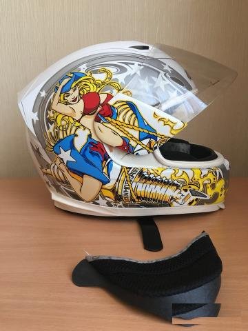 Мотошлем Icon женский