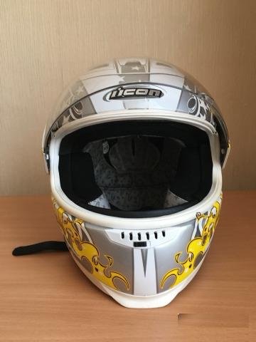Мотошлем Icon женский