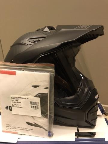Шлем кроссовый спортивный AGV AX-8 Dual Carbon,xxs
