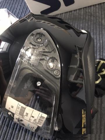 Шлем мотоциклетный Shoel NXR black carbon