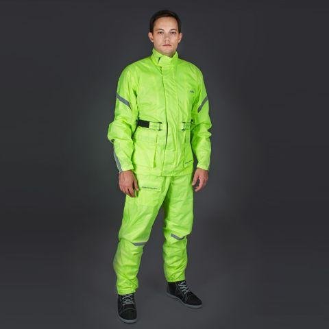 Раздельный мото дождевик OSA Neon