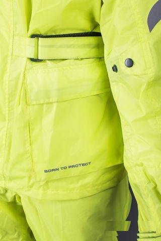Раздельный мото дождевик OSA Neon
