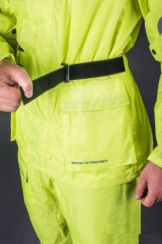 Раздельный мото дождевик OSA Neon