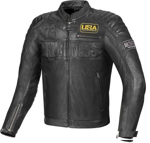 Кожаная мужская мотокуртка Arlen Ness Aggro 52 раз