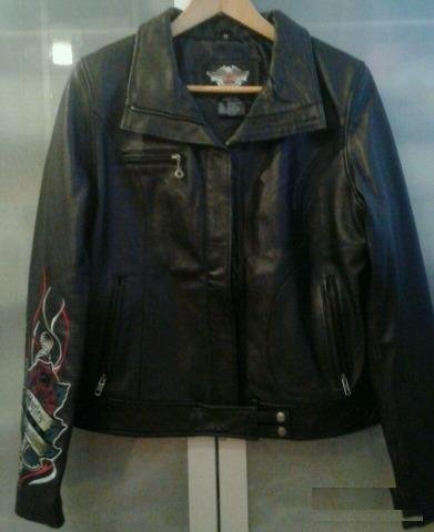 Harley Davidson мотокуртка кожаная женская,М