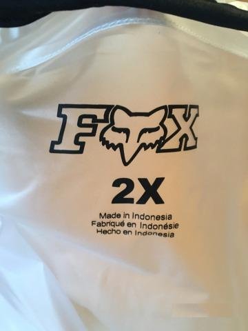 Дождевик FOX fluid MX jacket clear