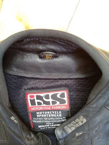 Кожанная мотокуртка IXS мужская