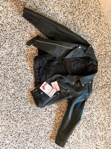 Кожаная мотокуртка A-PRO lacci Leather Jacket