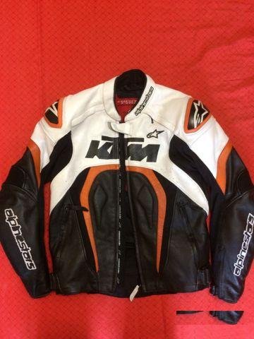 Кожаная мотокуртка KTM Alpinestars размер 48