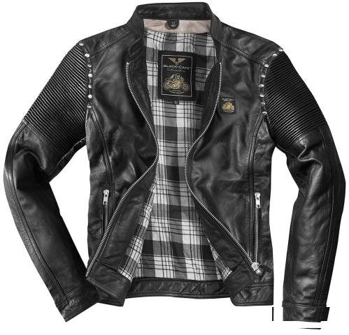 Кожаная мотокуртка Black-Cafe London Milano 2 54рр