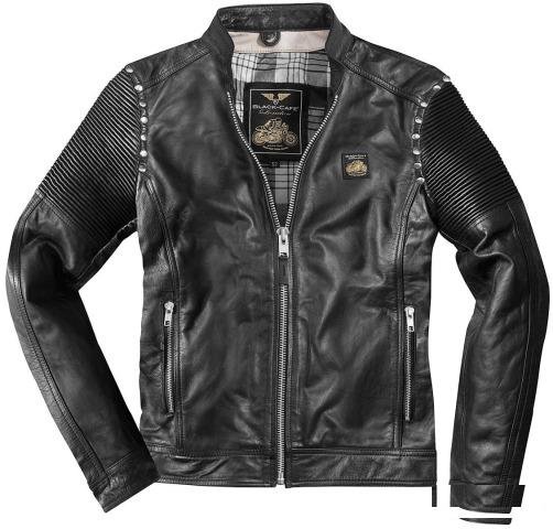 Кожаная мотокуртка Black-Cafe London Milano 2 54рр
