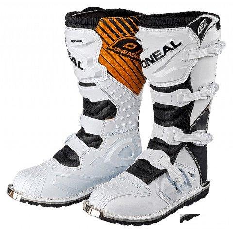 Мотоботы кроссовые Oneal Rider Boot белые