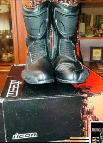 Мотоботы Icon Overlord Boots (size US-10, RUS-42)