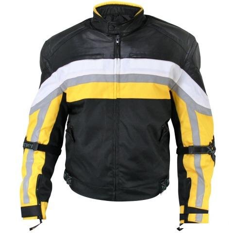 Мотокуртка Xelement CF-339 Yellow Kevlar