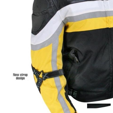 Мотокуртка Xelement CF-339 Yellow Kevlar