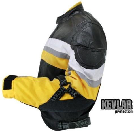 Мотокуртка Xelement CF-339 Yellow Kevlar