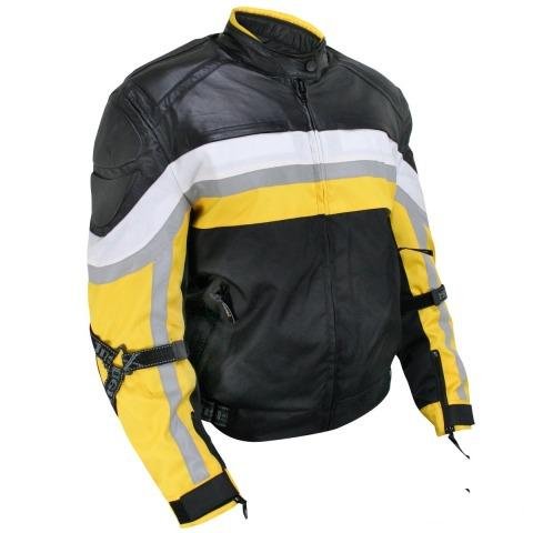 Мотокуртка Xelement CF-339 Yellow Kevlar
