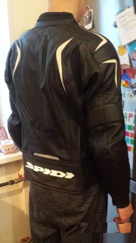 Куртка Spidi Track Leather black/white