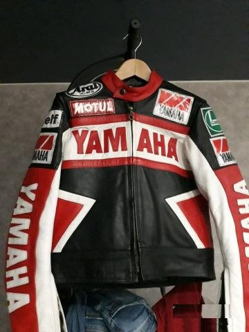 Куртка кожа yamaha