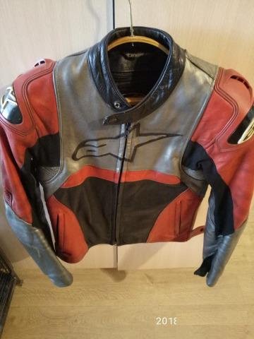 Мотокуртка alpinestars мужская, кожа