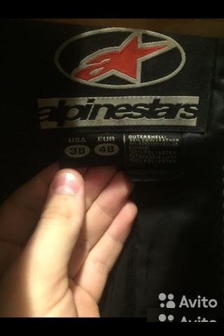 Мотокуртка alpinestars мужская, кожа