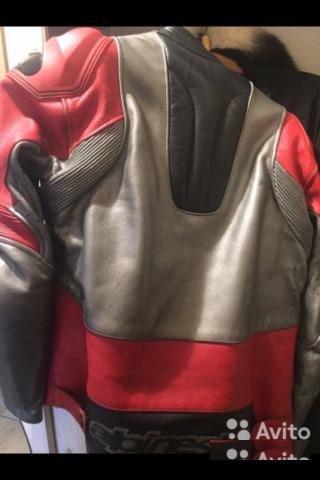 Мотокуртка alpinestars мужская, кожа