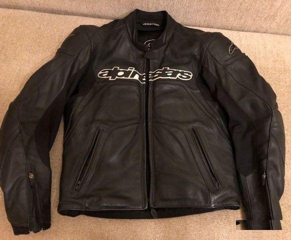 Мото куртка Alpinestars кожаная оригинальная