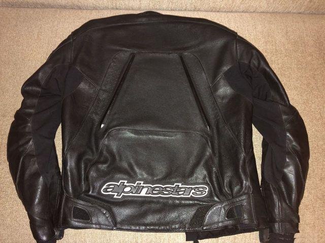 Мото куртка Alpinestars кожаная оригинальная