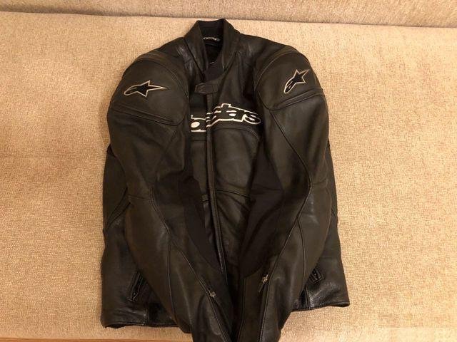 Мото куртка Alpinestars кожаная оригинальная