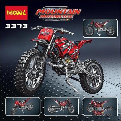 Конструктор Decool Technic 2в1 Мотоцикл 3373