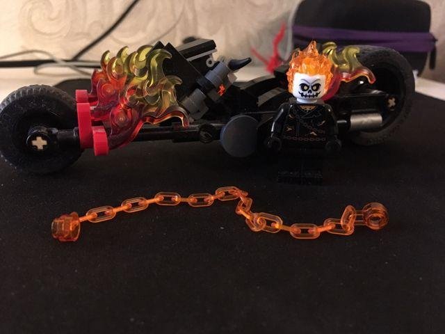 Lego Призрачный Гонщик + Его Мотоцикл из набора 76