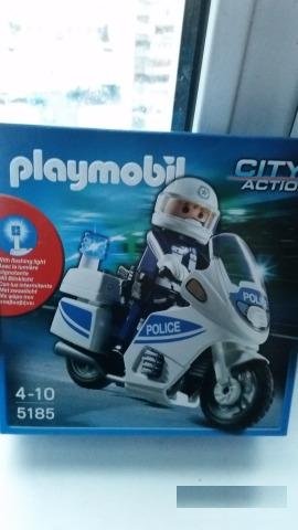 Полиция. Полицейский мотоцикл Playmobi Новый