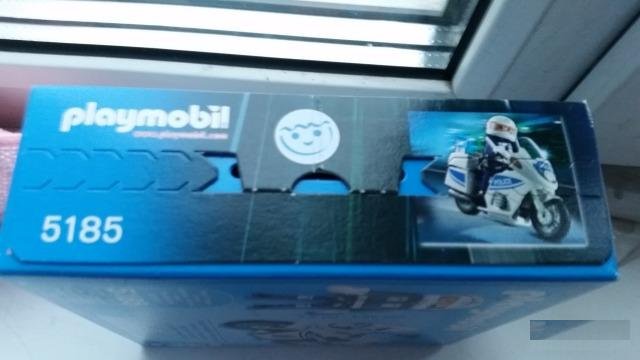 Полиция. Полицейский мотоцикл Playmobi Новый