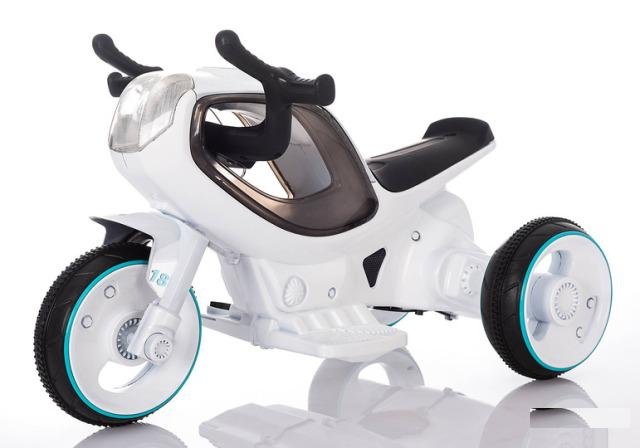 Детский Электрический Мотоцикл moto HC-1388 Белый