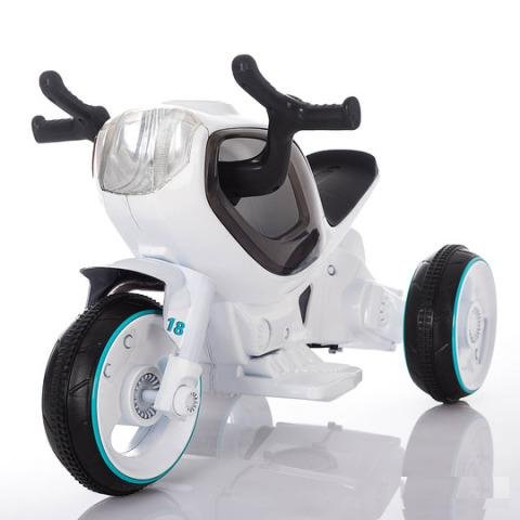 Детский Электрический Мотоцикл moto HC-1388 Белый
