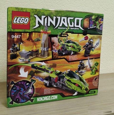 Lego конструктор новый. Лаша на мотоцикле 9447