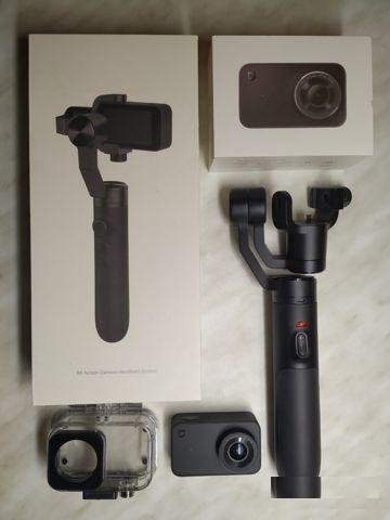 Экшн-камера xiaomi со стабилизатором и боксом