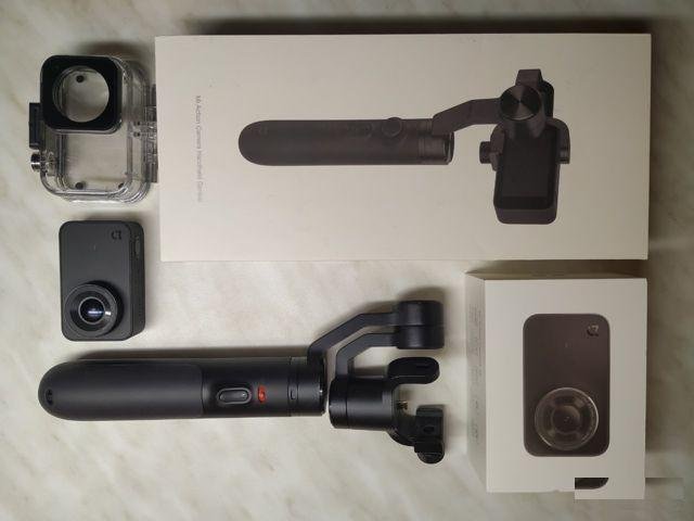 Экшн-камера xiaomi со стабилизатором и боксом