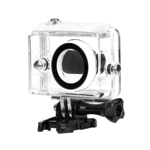 Камера Xiaomi YI action camera белая с аквабоксом