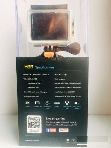 Экшн камера eken H9R