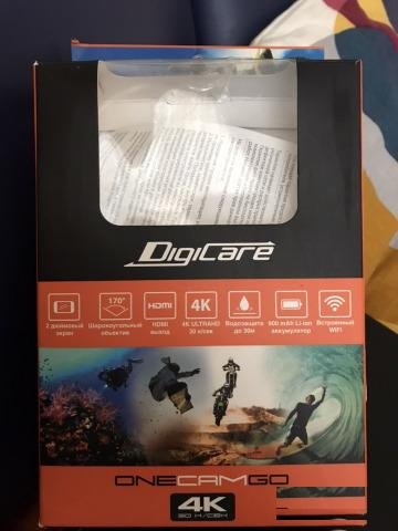 Digicare onecamgo 4k экшн камера