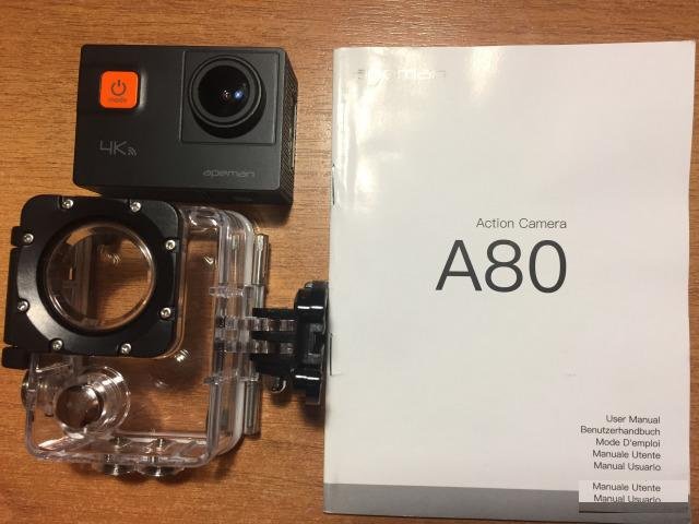 Камера Apeman 4K A80 PRO Wi-Fi Action Cam Full HD