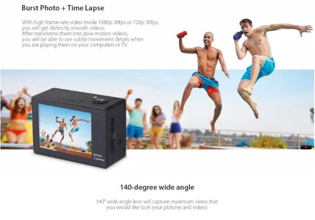 Furibee F80 Full HD экшн-камера