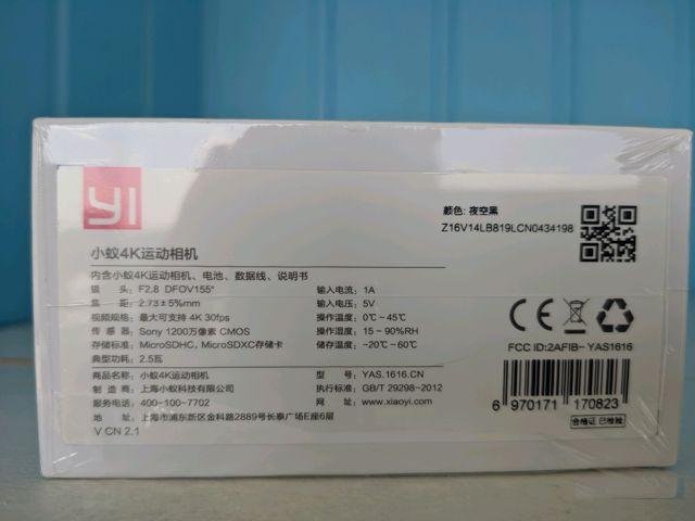 Новая экшн камера Xiaomi YI 4K